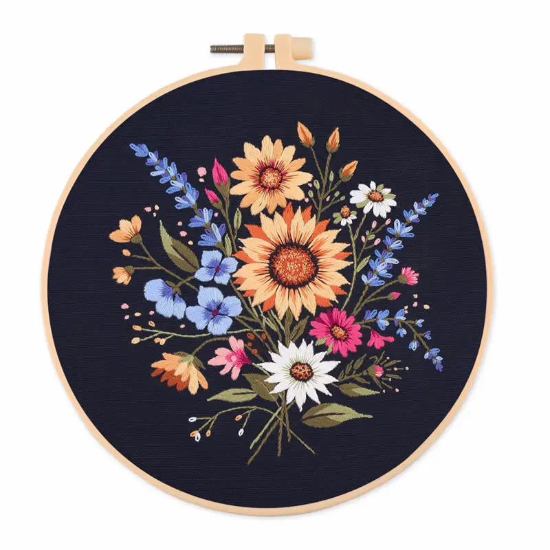 CraftHoop Bloom & Bee Embroidery Kit