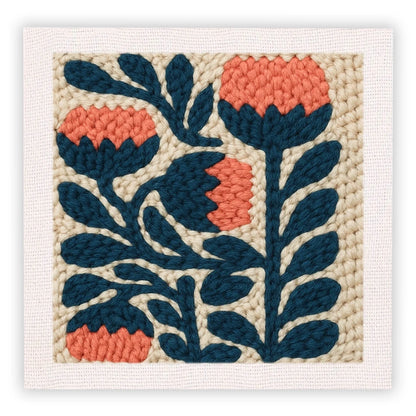 CraftHoop Colorful Bloom Punch Needle Kit