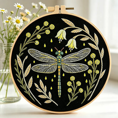 CraftHoop Midnight Garden Bugs Embroidery Kit