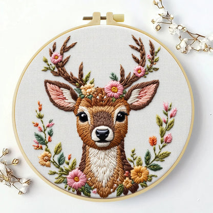 CraftHoop Deer Harmony Embroidery Kit