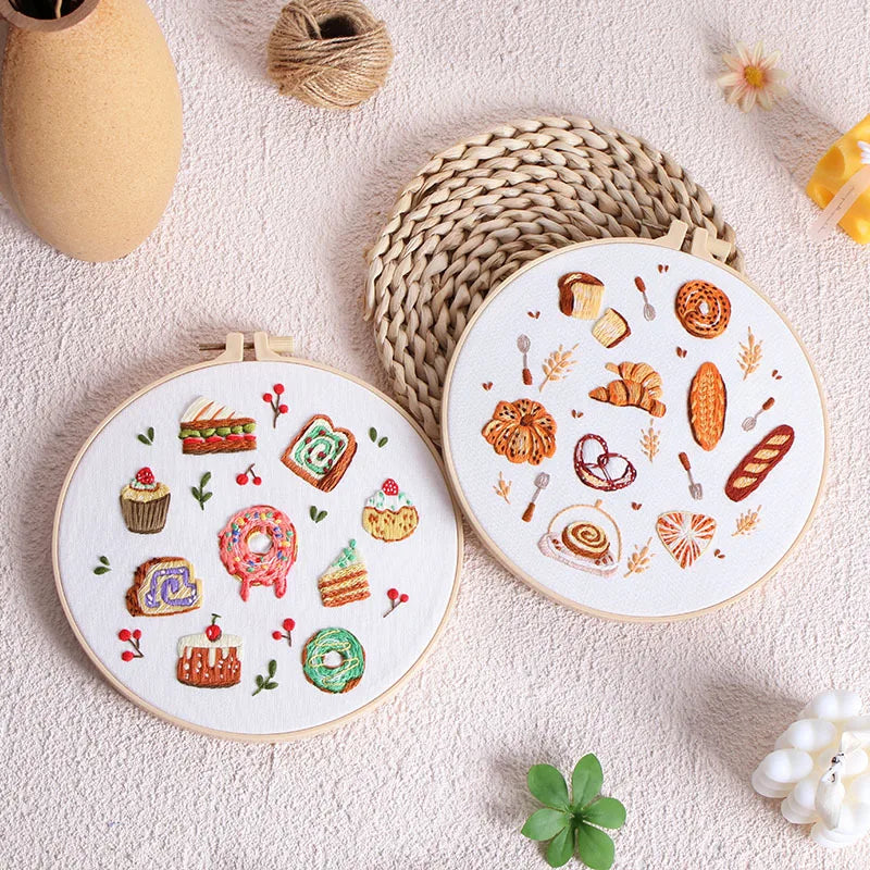 CraftHoop Treats & Bakes Embroidery Kit