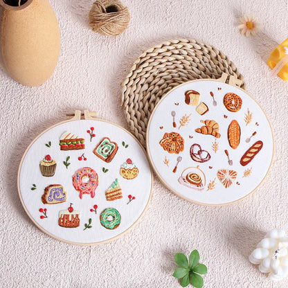 CraftHoop Treats & Bakes Embroidery Kit