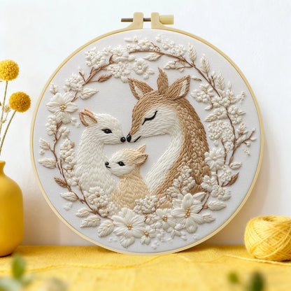 CraftHoop Deer Harmony Embroidery Kit