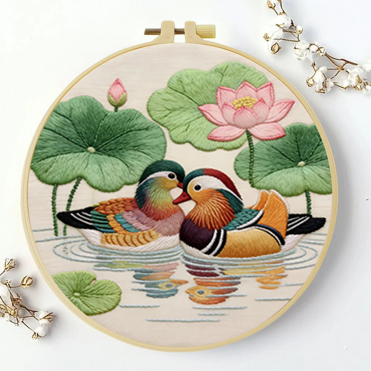 CraftHoop Peaceful Duck Embroidery Kit