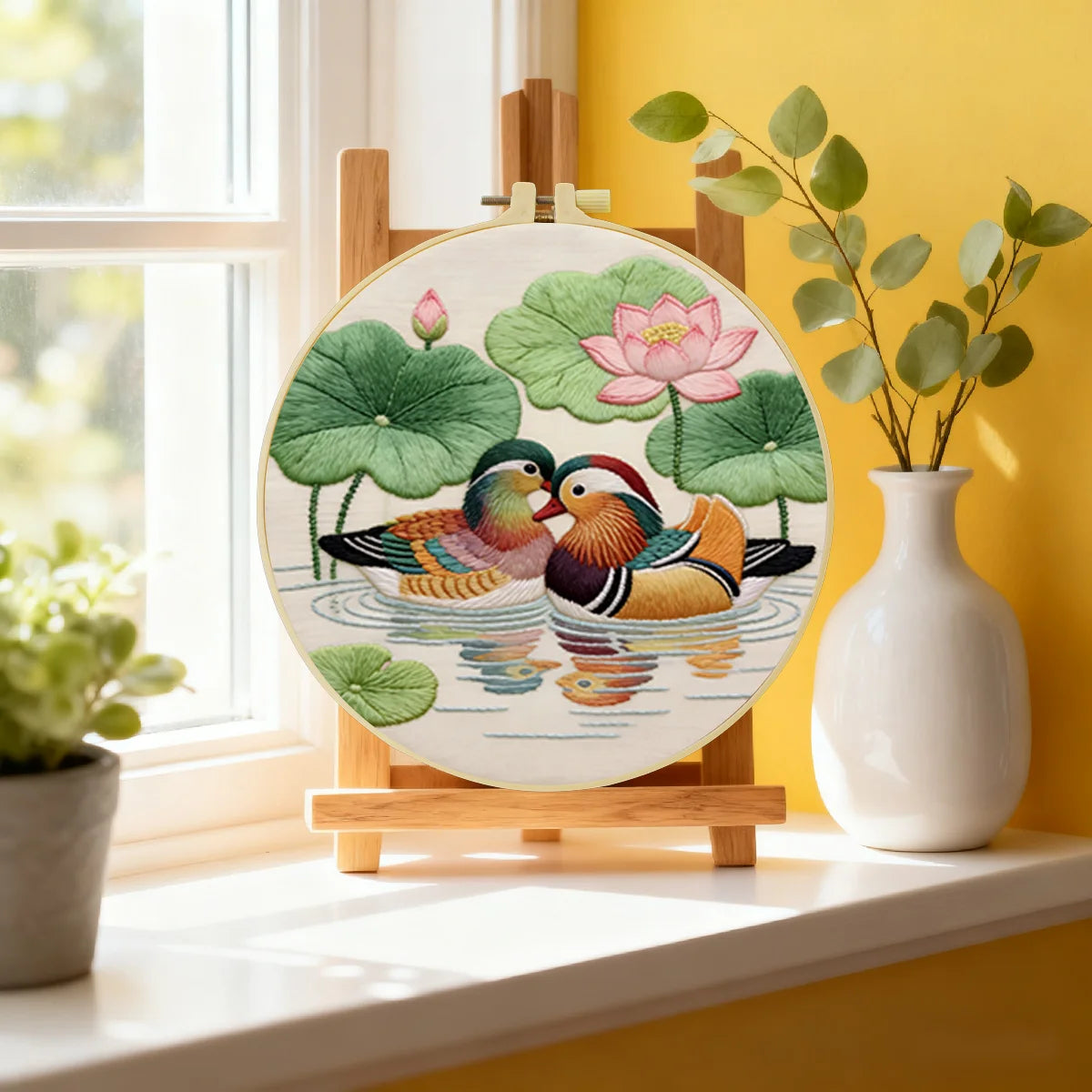 CraftHoop Peaceful Duck Embroidery Kit