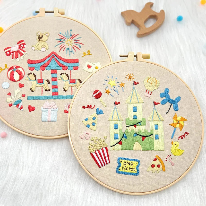 CraftHoop Magic Carnival Embroidery Kit