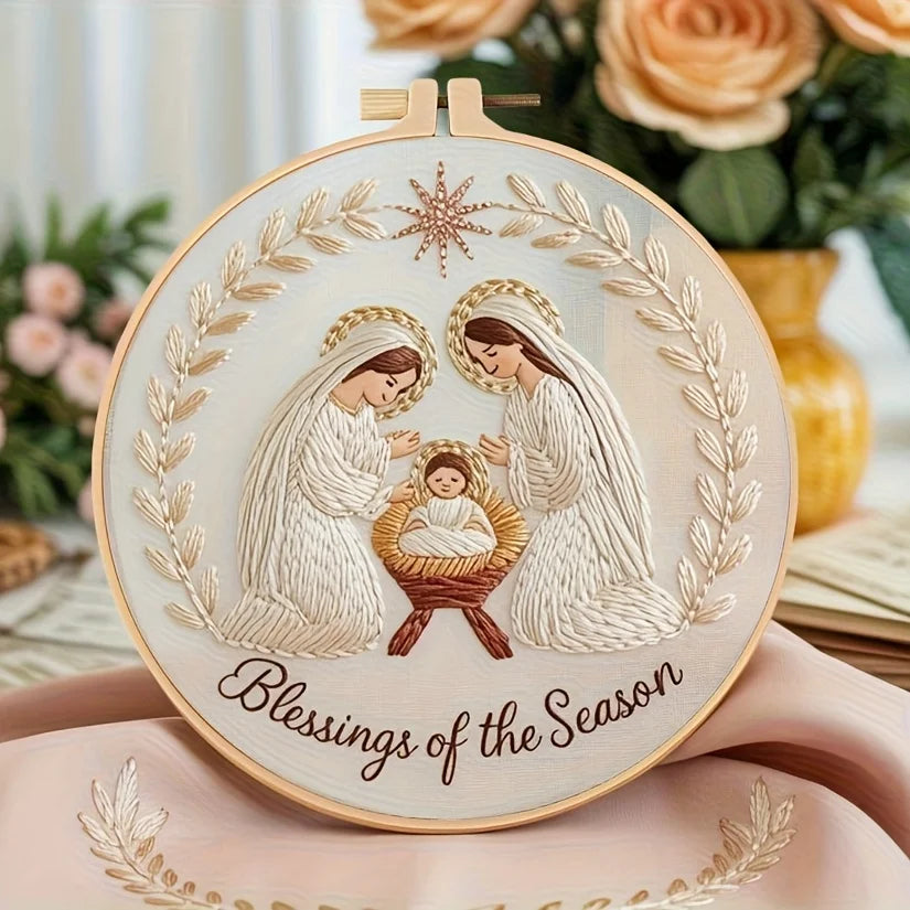 CraftHoop Blessings Embroidery Kit