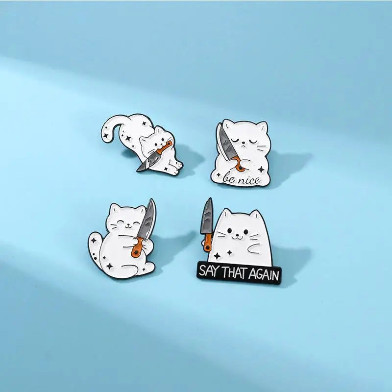 CraftHoop Spicy Kitty Pins