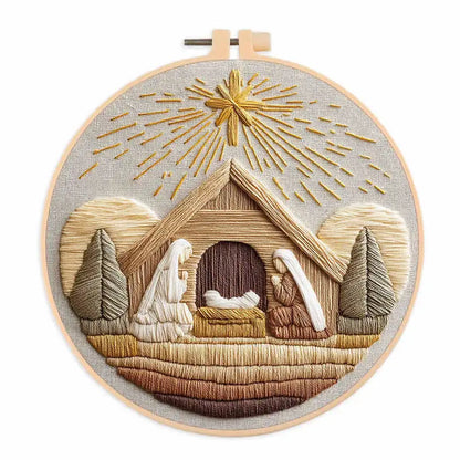 CraftHoop Silent Night Embroidery Kit