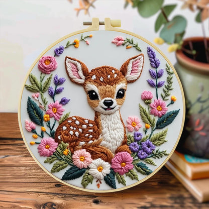 CraftHoop Deer Harmony Embroidery Kit