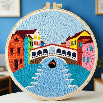 CraftHoop European Getaway Punch Needle Kit