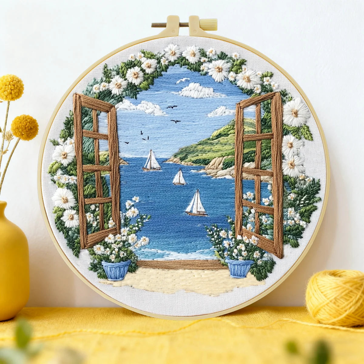 CraftHoop Italian Riviera Embroidery Kits