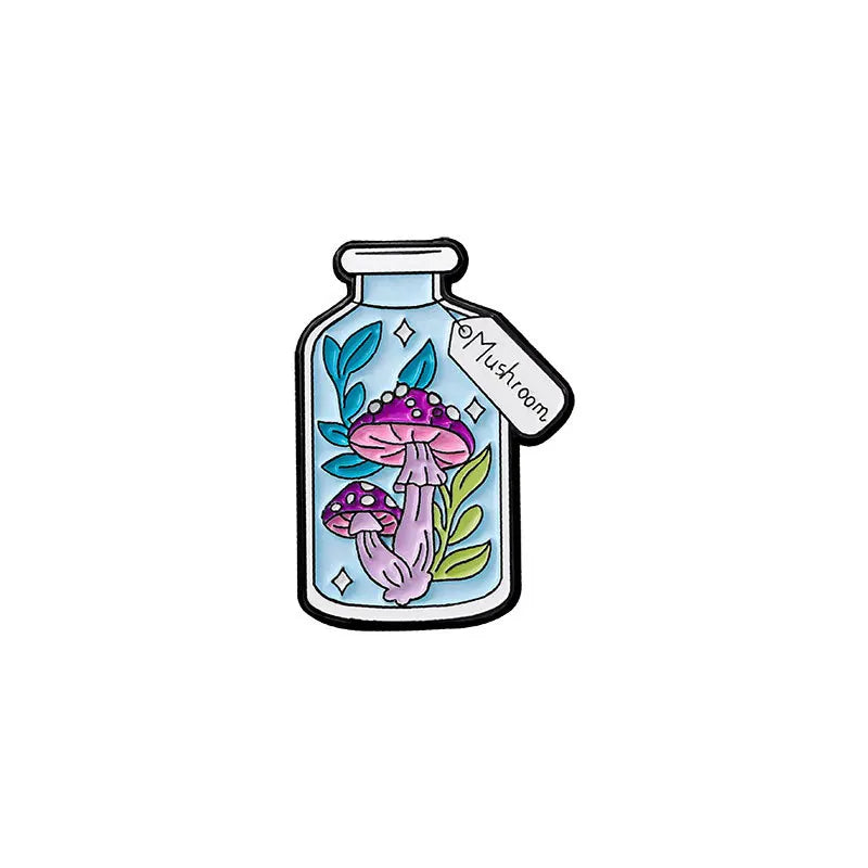 CraftHoop Magic Mushroom Bottle Pins