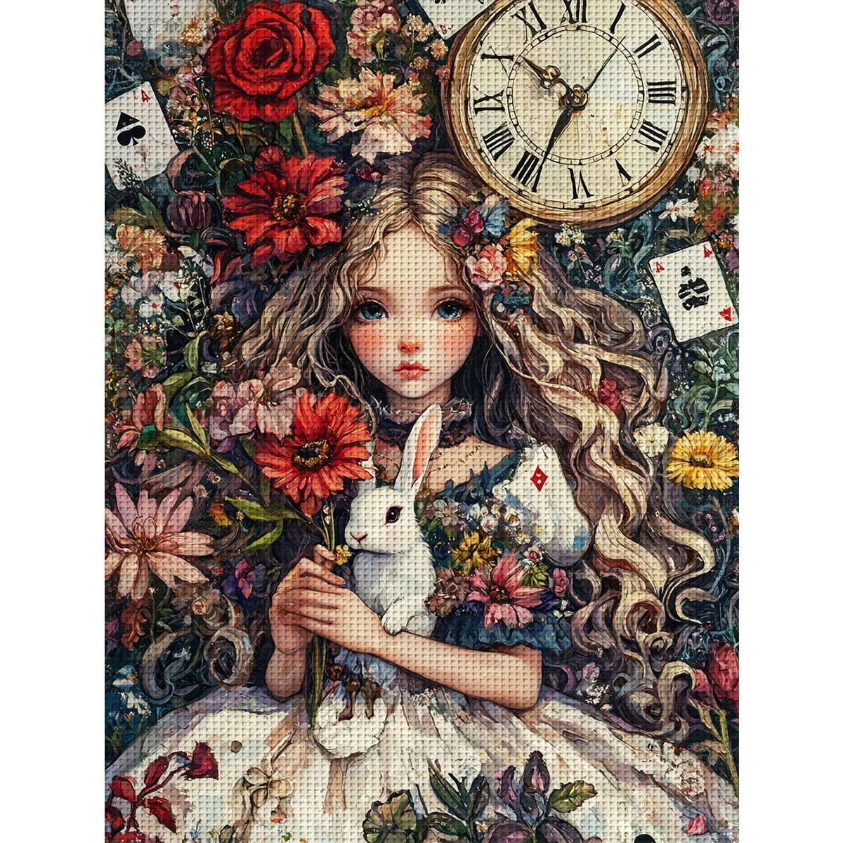 CraftHoop Girl in Wonderland Cross Stitch Kit