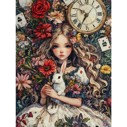 CraftHoop Girl in Wonderland Cross Stitch Kit