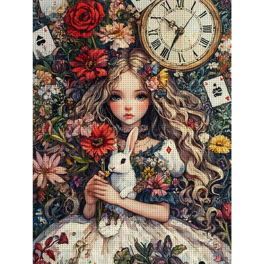 CraftHoop Girl in Wonderland Cross Stitch Kit