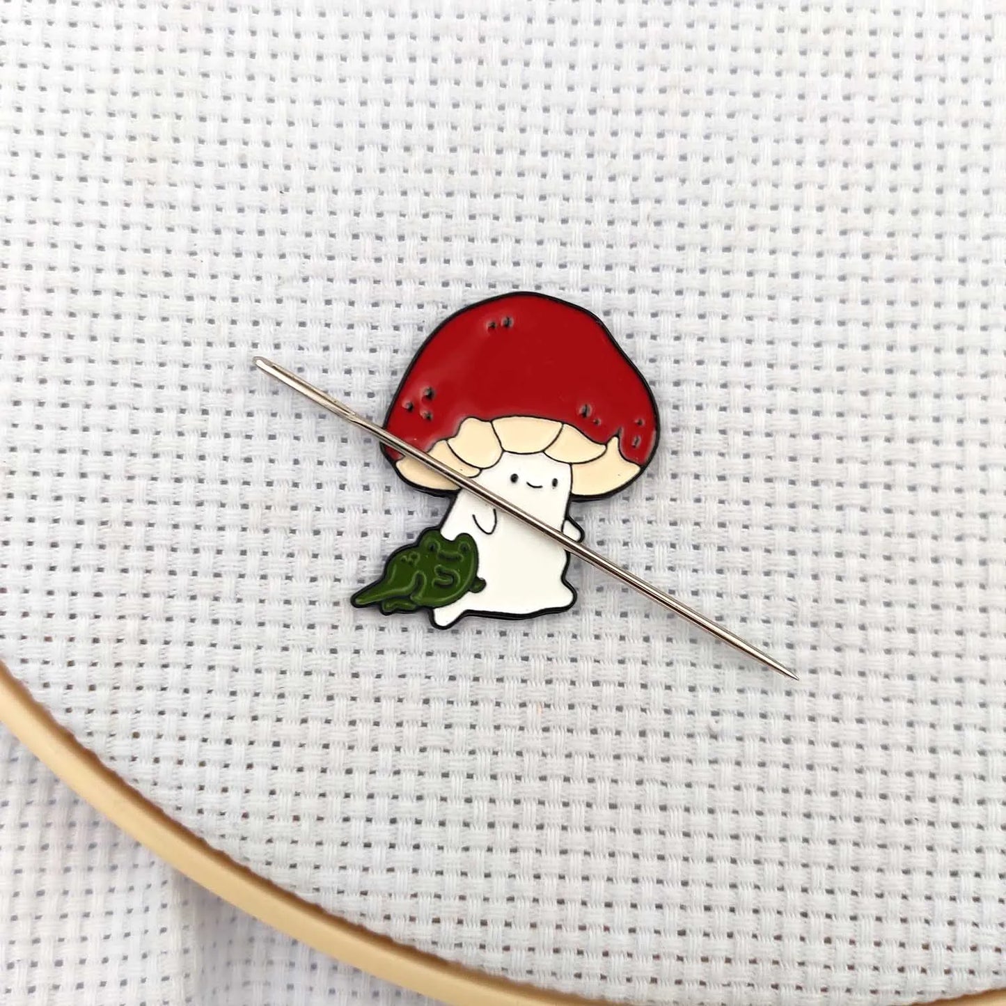 Magnetic Needle Holders: Mushrooms