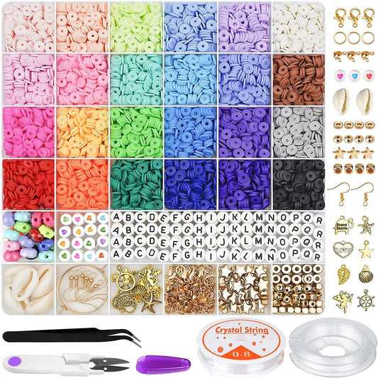 CraftHoop 6000 Pcs 24-Color Jewelry & Friendship Bracelet Kit