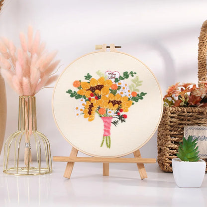 CraftHoop Mother’s Day Love Embroidery Kit