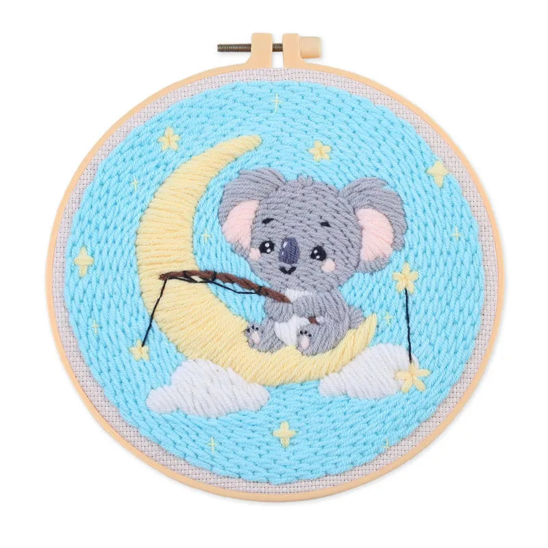 CraftHoop Cozy Koalas Punch Needle Kit