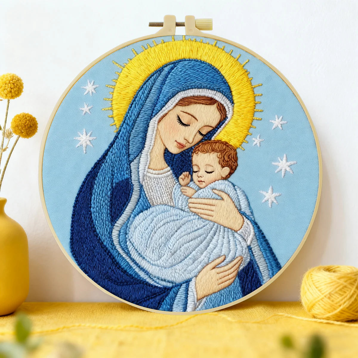 CraftHoop Sacred Nativity Embroidery Kits