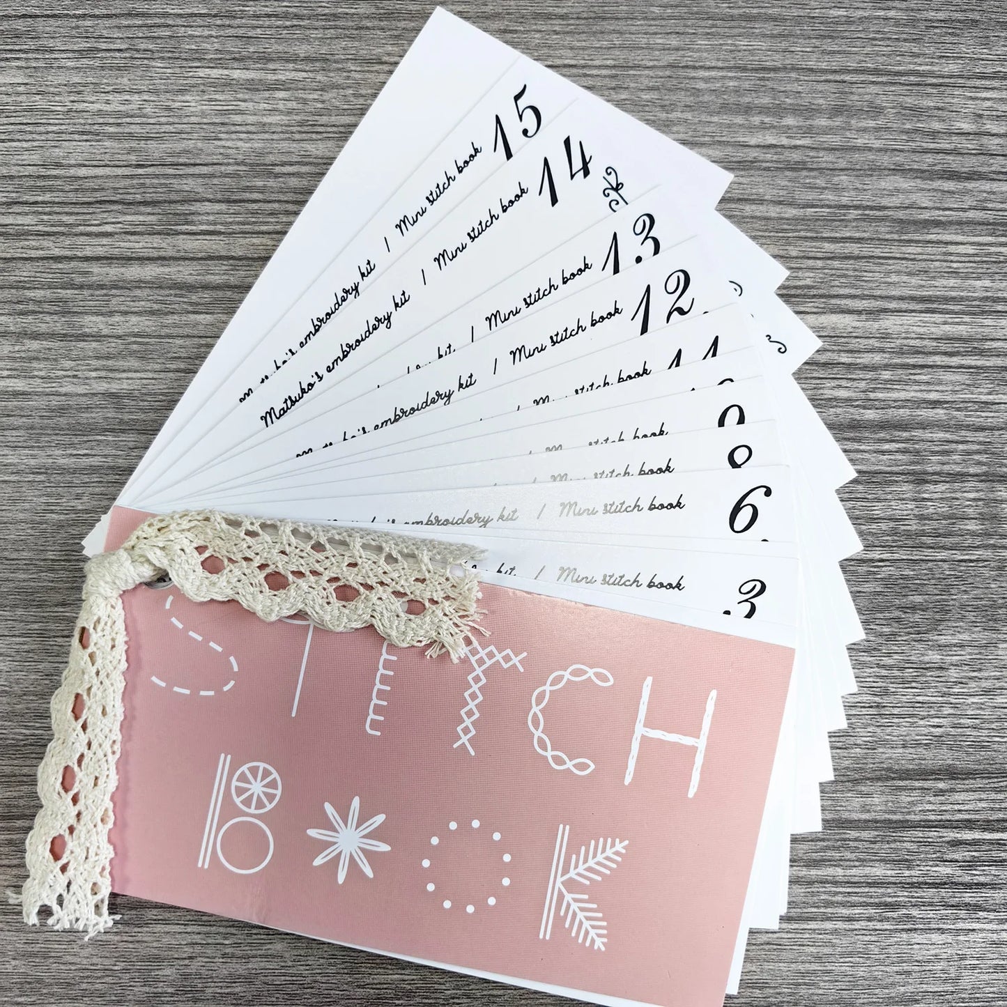 CraftHoop Japanese-Inspired Stitch Book & Learning Practice Set