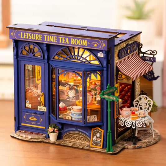 Leisure Time 3D Tea Room DIY Miniature Kit