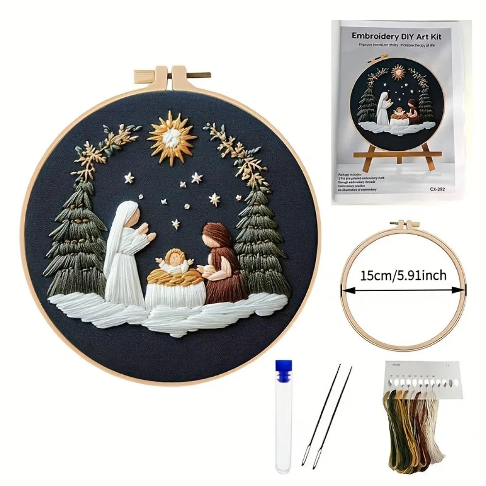 CraftHoop Blessings Embroidery Kit