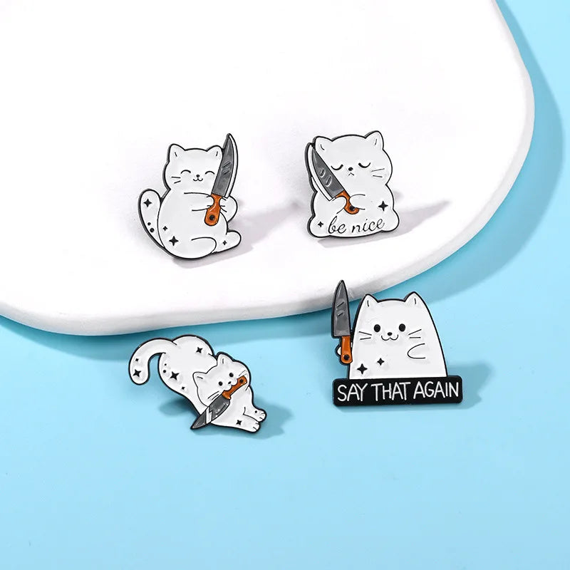 CraftHoop Spicy Kitty Pins