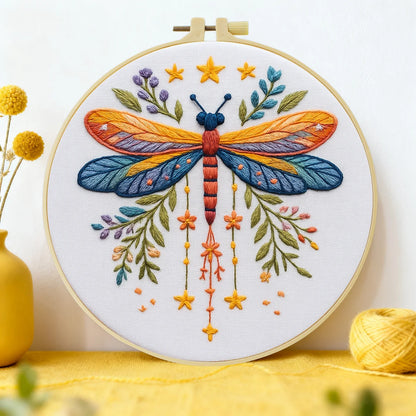 CraftHoop Dragonfly Meadow Embroidery Kit