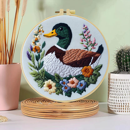 CraftHoop Peaceful Duck Embroidery Kit