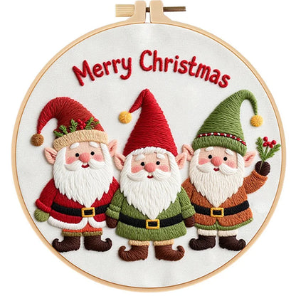 CraftHoop 3-Set Winter Joy Embroidery Kit