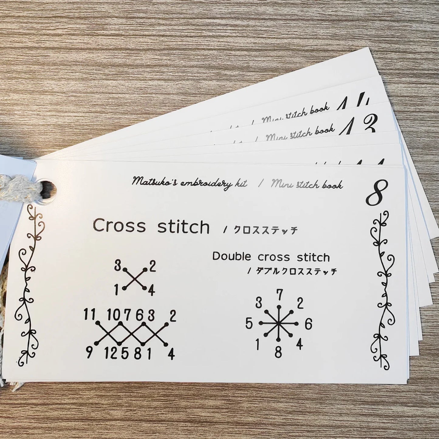 CraftHoop Japanese-Inspired Stitch Book & Learning Practice Set