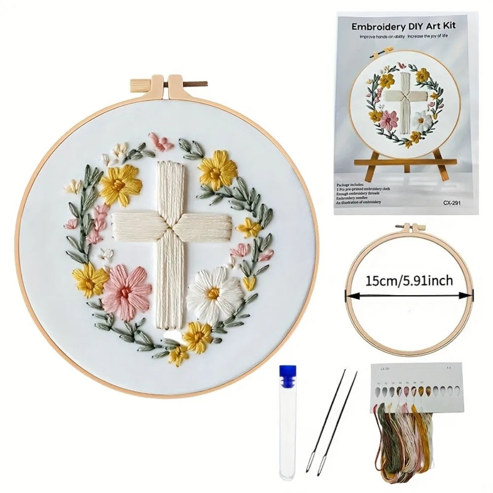 CraftHoop Blessings Embroidery Kit
