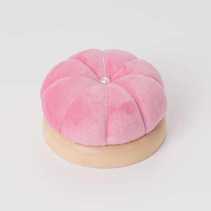 CraftHoop Wooden Pumpkin Pin Cushion