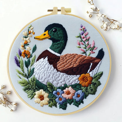 CraftHoop Peaceful Duck Embroidery Kit