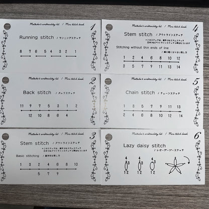 CraftHoop Japanese-Inspired Stitch Book & Learning Practice Set