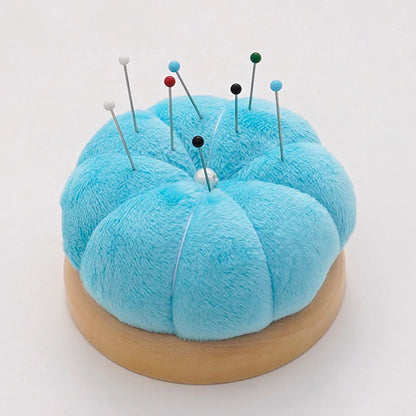 CraftHoop Wooden Pumpkin Pin Cushion