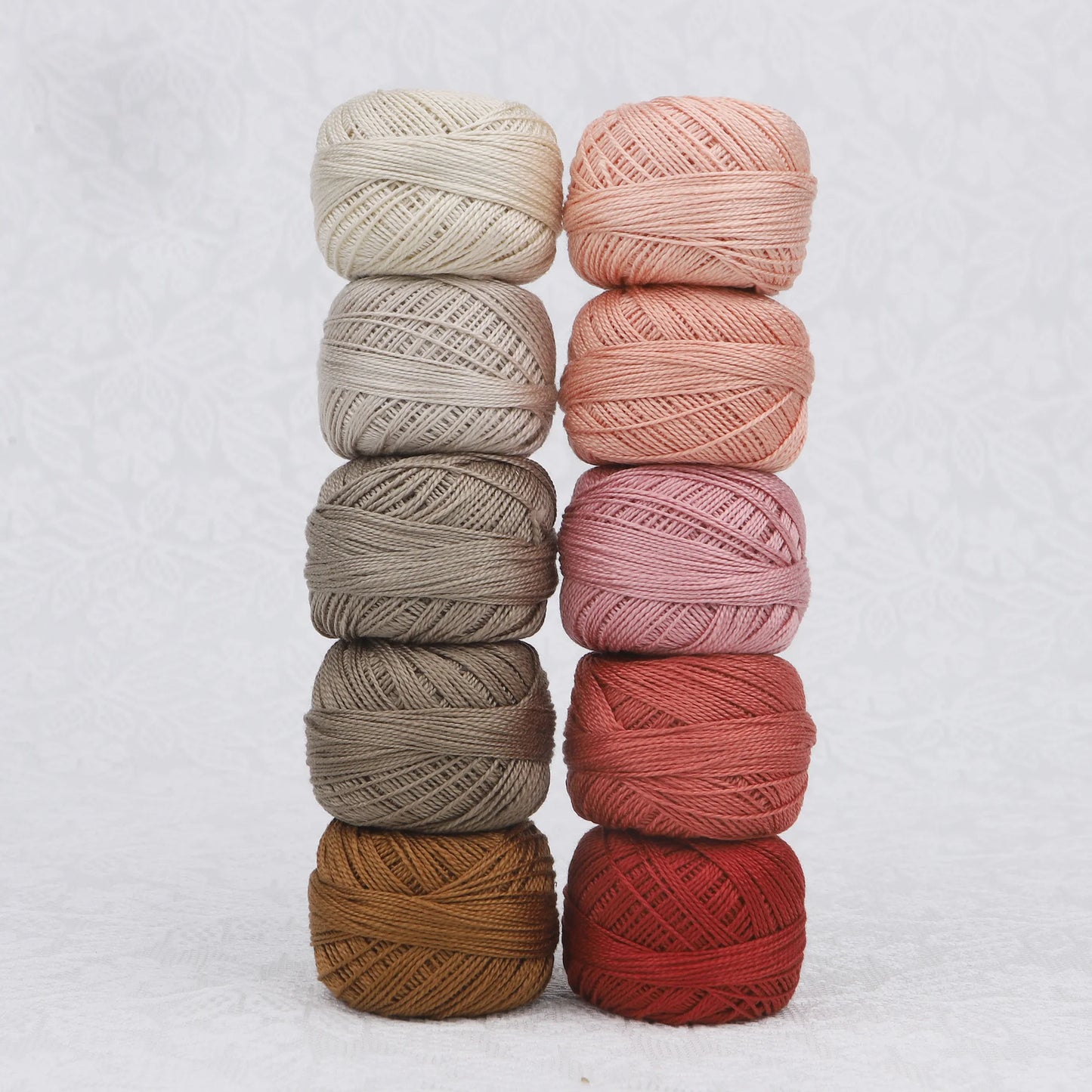 CraftHoop Egyptian Cotton Crochet & Embroidery Thread – 10 Pack