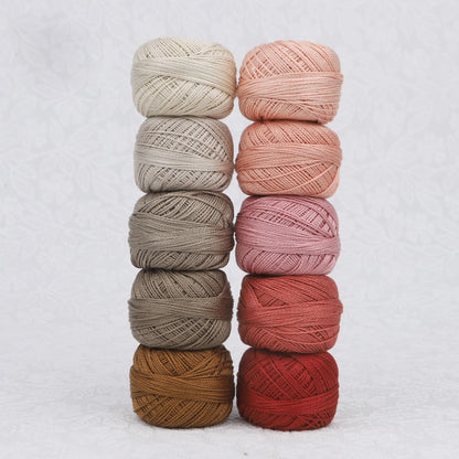 CraftHoop Egyptian Cotton Crochet & Embroidery Thread – 10 Pack