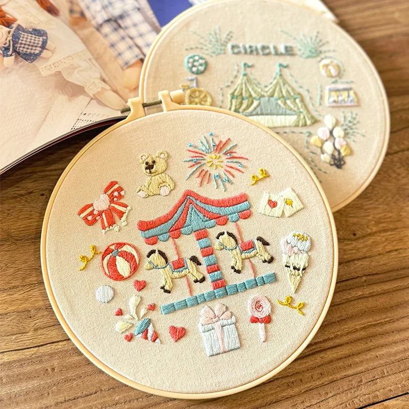 CraftHoop Magic Carnival Embroidery Kit