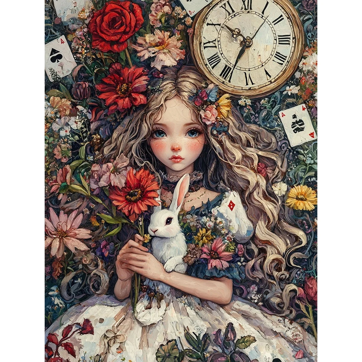 CraftHoop Girl in Wonderland Cross Stitch Kit