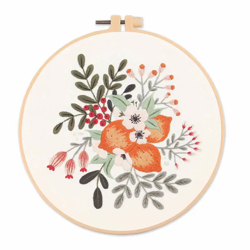 CraftHoop Bloom & Bee Embroidery Kit