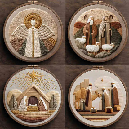 CraftHoop Silent Night Embroidery Kit