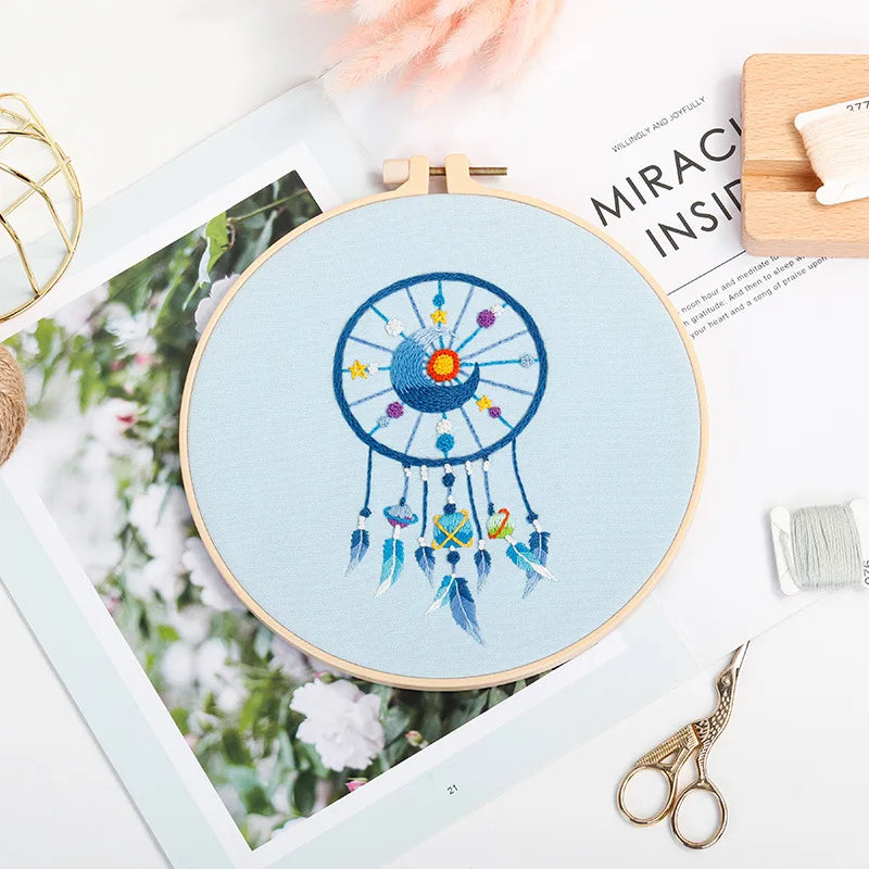 CraftHoop Boho Dreamcatcher Embroidery Kit