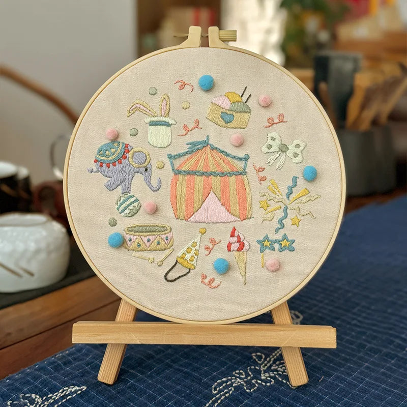 CraftHoop Magic Carnival Embroidery Kit