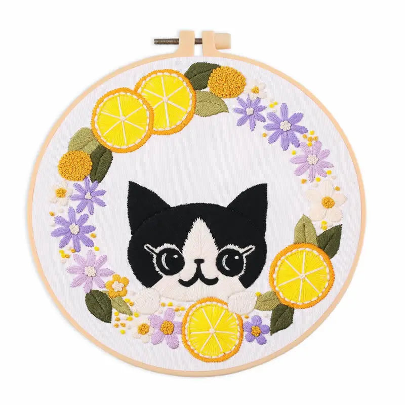 CraftHoop Purrfect Cats Embroidery Kit