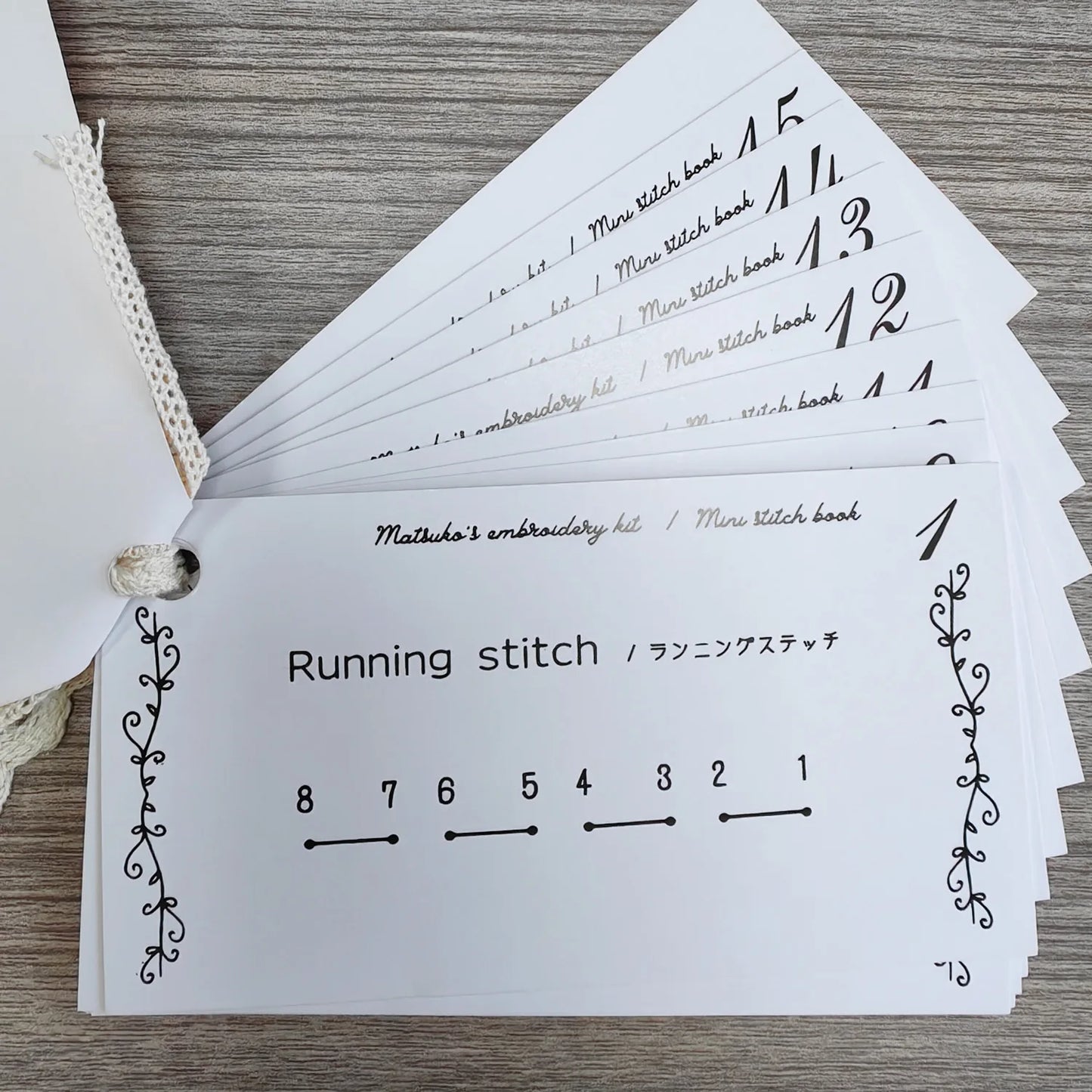 CraftHoop Japanese-Inspired Stitch Book & Learning Practice Set
