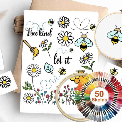 Colorful Stick & Stitch Patterns – Water-Soluble Transfers