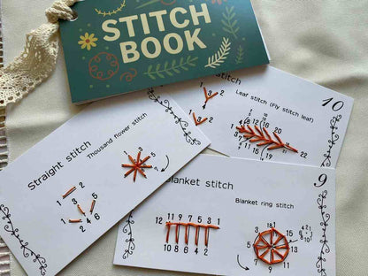CraftHoop Stitch Book & Practice Set (15 or 30 Stitches)